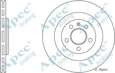 APEC BRAKING dsk2542 -  Тормозной диск